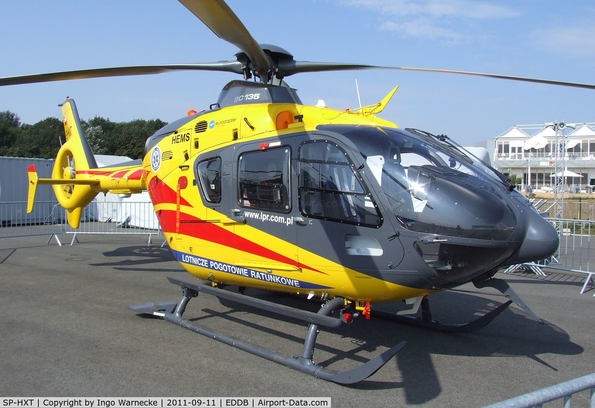 SP-HXT, 2010 Eurocopter EC-135P-2+ C/N 0932, Eurocopter EC13P2+ of polish EMS at the ILA 2012, Berlin