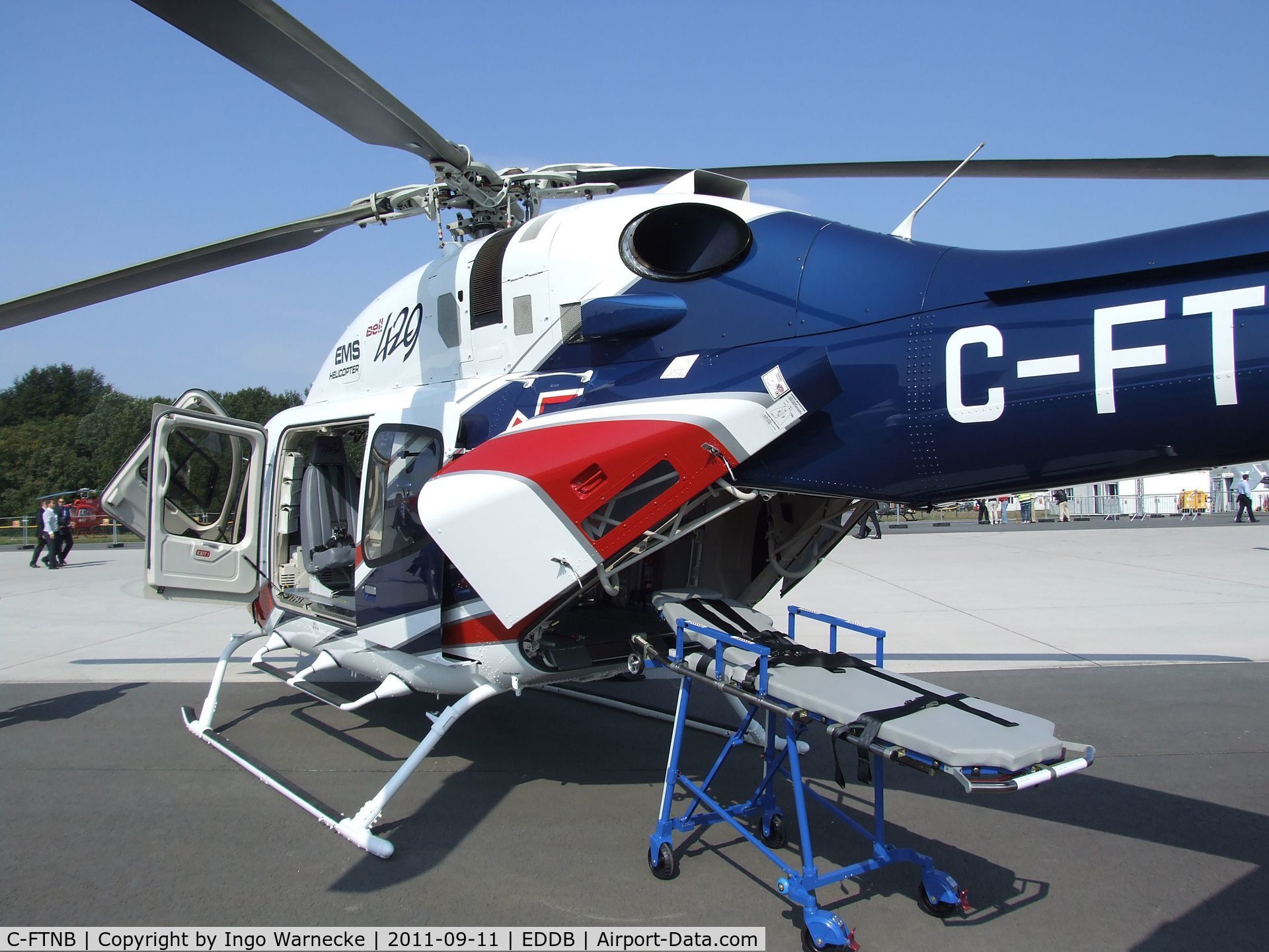 C-FTNB, 2008 Bell 429 GlobalRanger C/N 57002, Bell 429 in EMS configuration at the ILA 2012, Berlin