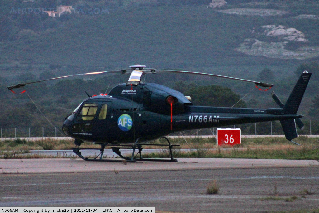 N766AM, 1996 Eurocopter AS-355N Twinstar C/N 5601, Parked