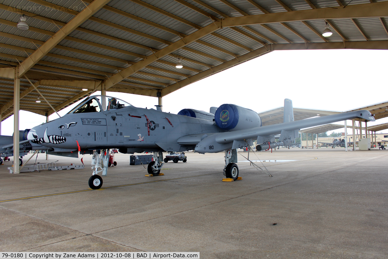 79-0180, 1979 Fairchild Republic A-10C Thunderbolt II C/N A10-0444, At Barksdale Air Force Base -47th Fighter Squadron