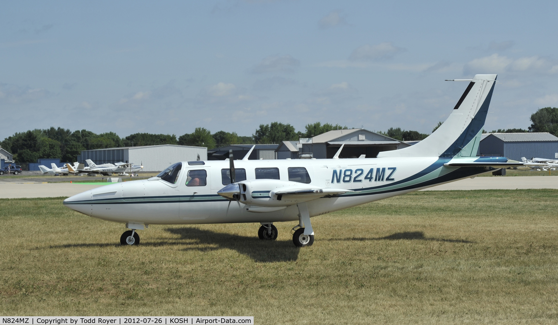N824MZ, 1980 Piper Aerostar 601P C/N 61P08518163449, Airventure 2012