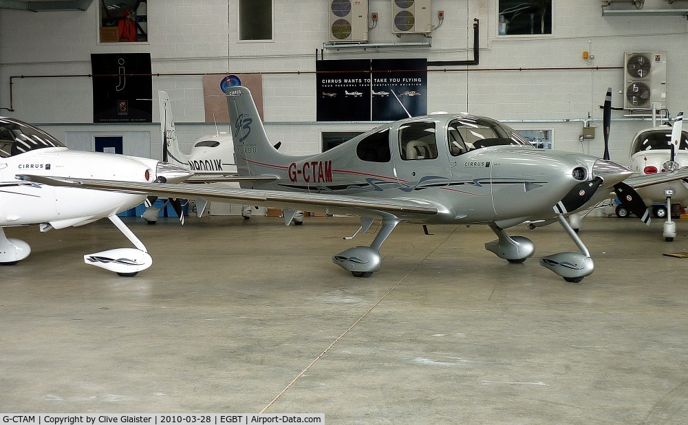 G-CTAM, 2007 Cirrus SR22 G3 GTS Turbo C/N 2740, Ex: N12SJ > G-CTAM - Originally and currently in private hands in June 2009.