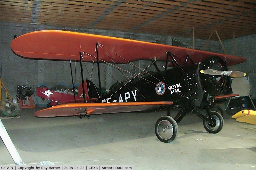 CF-APY, 1931 Laird LC-B-200 C/N 196, Laird LC-B 200 Commercial [196]  Wetaskiwin~C 23/04/2008. Prior to being displayed in the museum.