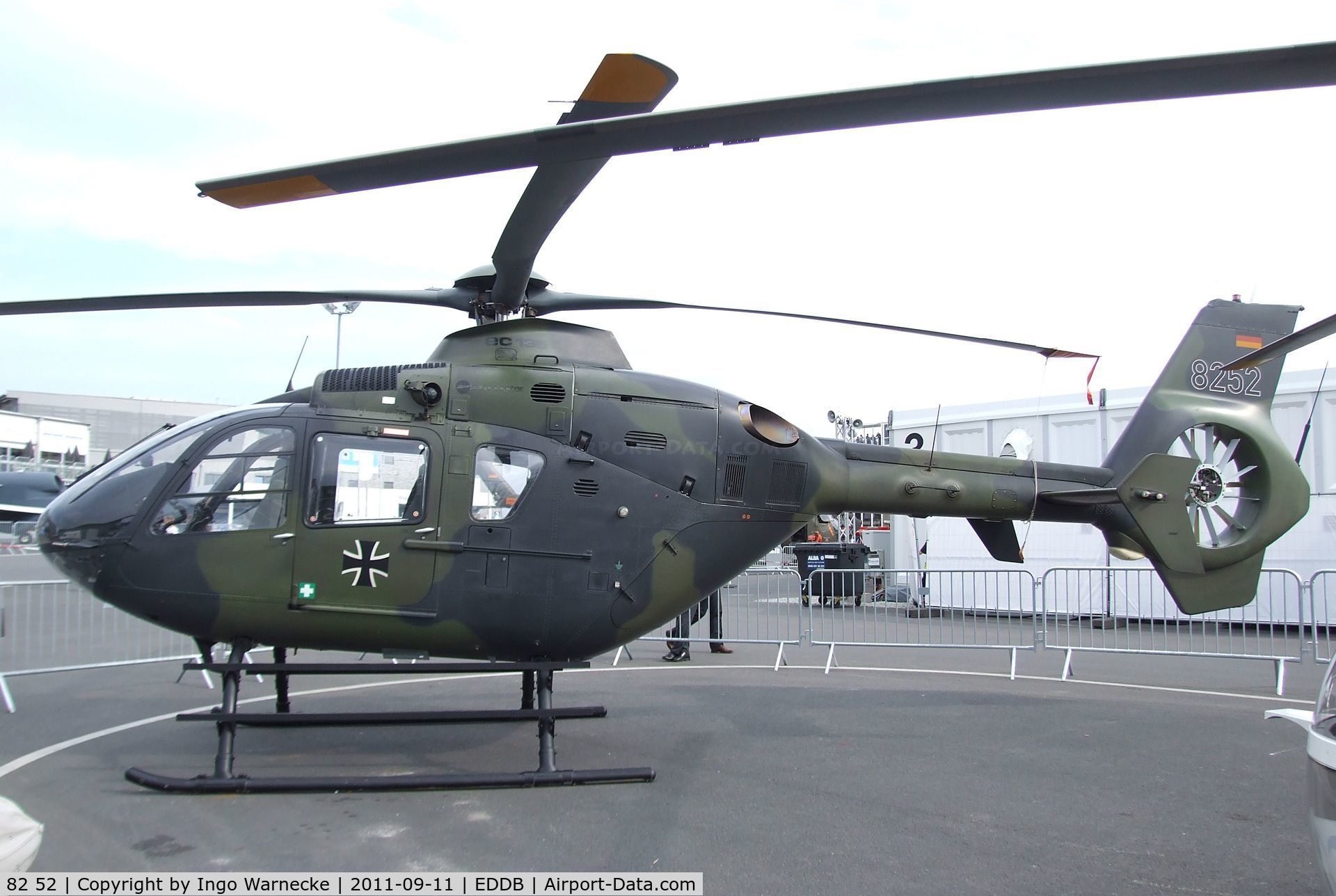 82 52, 2000 Eurocopter EC-135T-1 C/N 0093, Eurocopter EC135T-1 of the German army (Heeresflieger) at the ILA 2012, Berlin