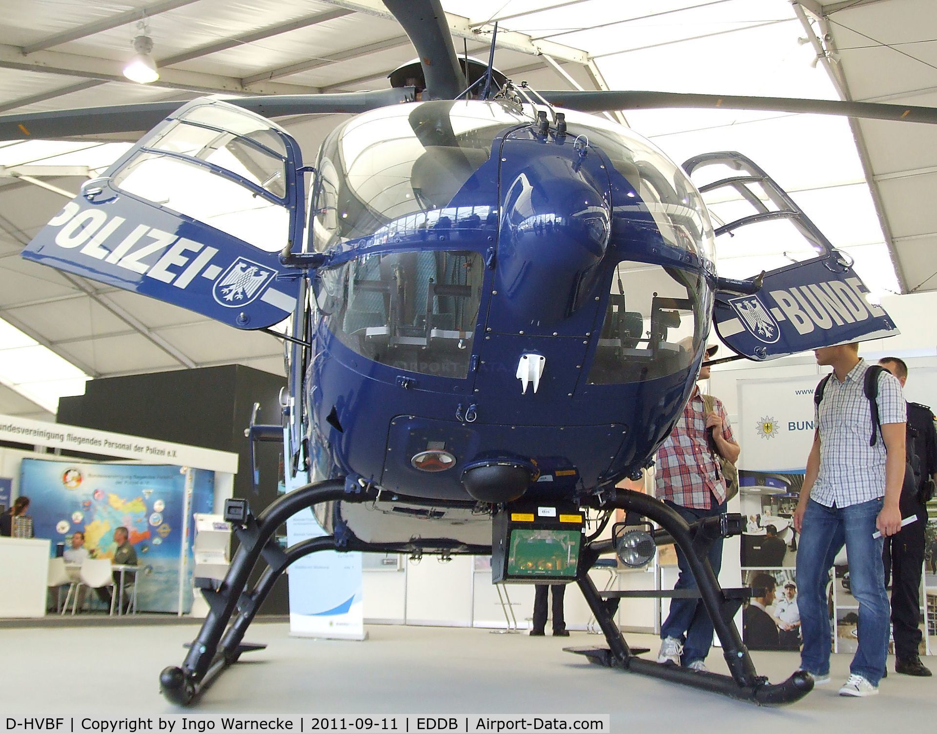D-HVBF, Eurocopter EC-135T-2i C/N 0171, Eurocopter EC135T-2i of the German federal police(Bundespolizei) at the ILA 2012, Berlin