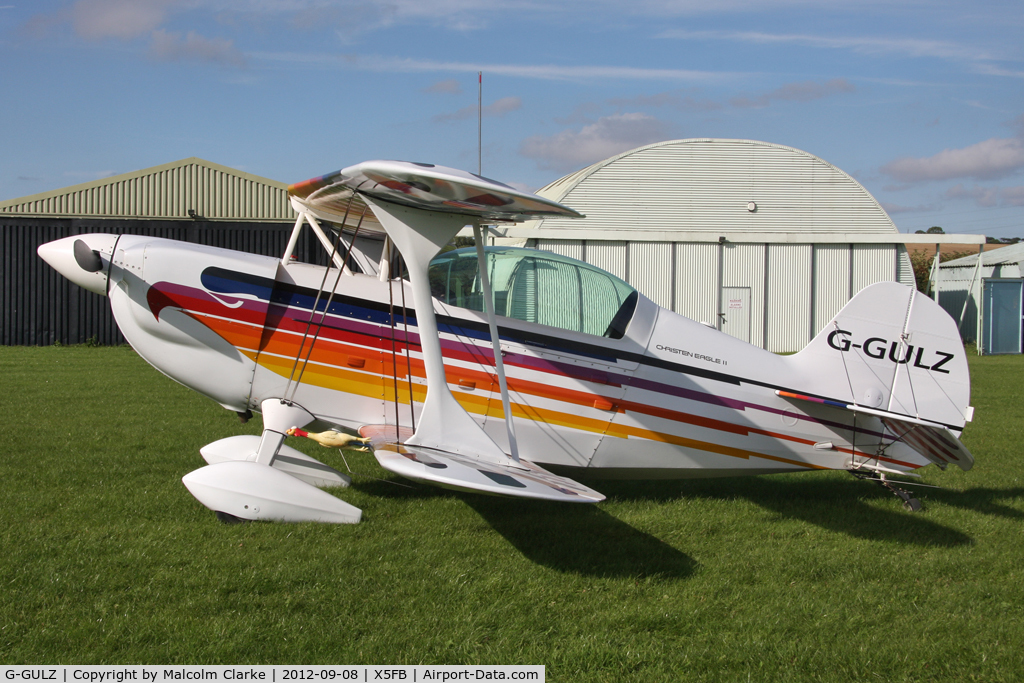 G-GULZ, 1989 Christen Eagle II C/N SEGLER 0001, Christen Eagle II, Fishburn Airfield, September 2012.