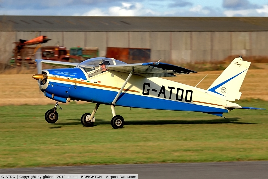 G-ATDO, 1965 Bolkow Bo-208C Junior C/N 576, Rotation