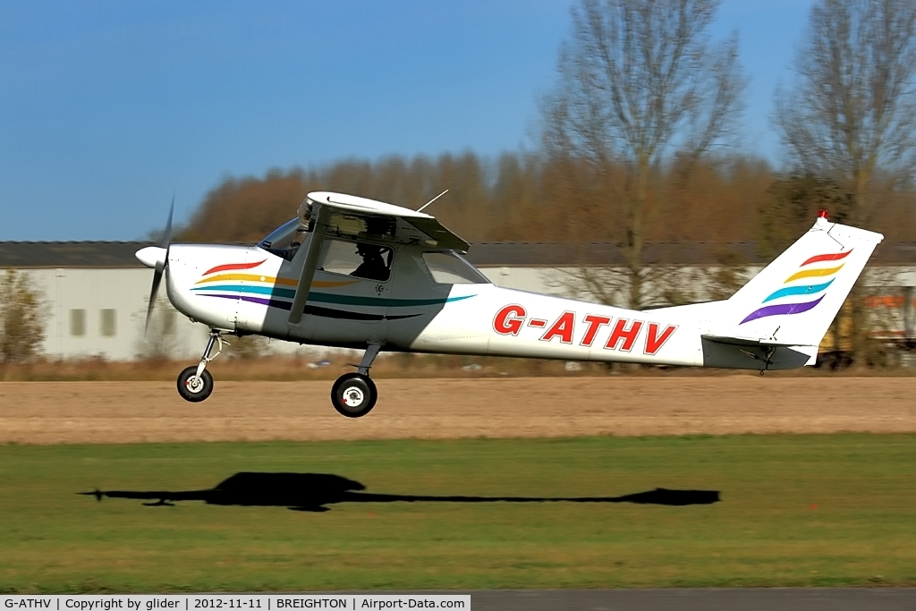 G-ATHV, 1966 Cessna 150F C/N 150-62019, Departure