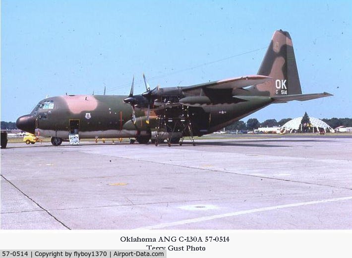 57-0514, 1957 Lockheed C-130A Hercules C/N 182-3221, see Caption