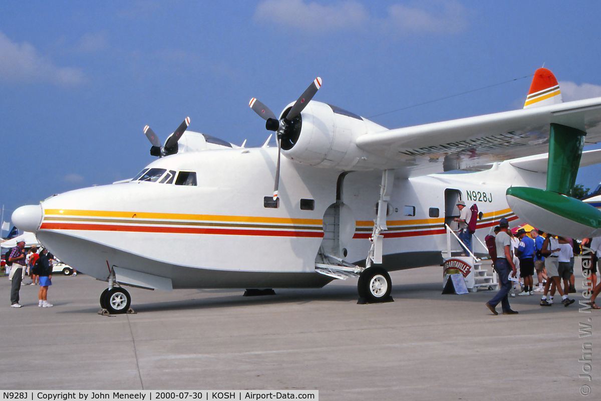 N928J, 1954 Grumman HU-16C (UF-1) Albatross C/N G-401, Jimmy Buffet's Albatross at Airventure 2000