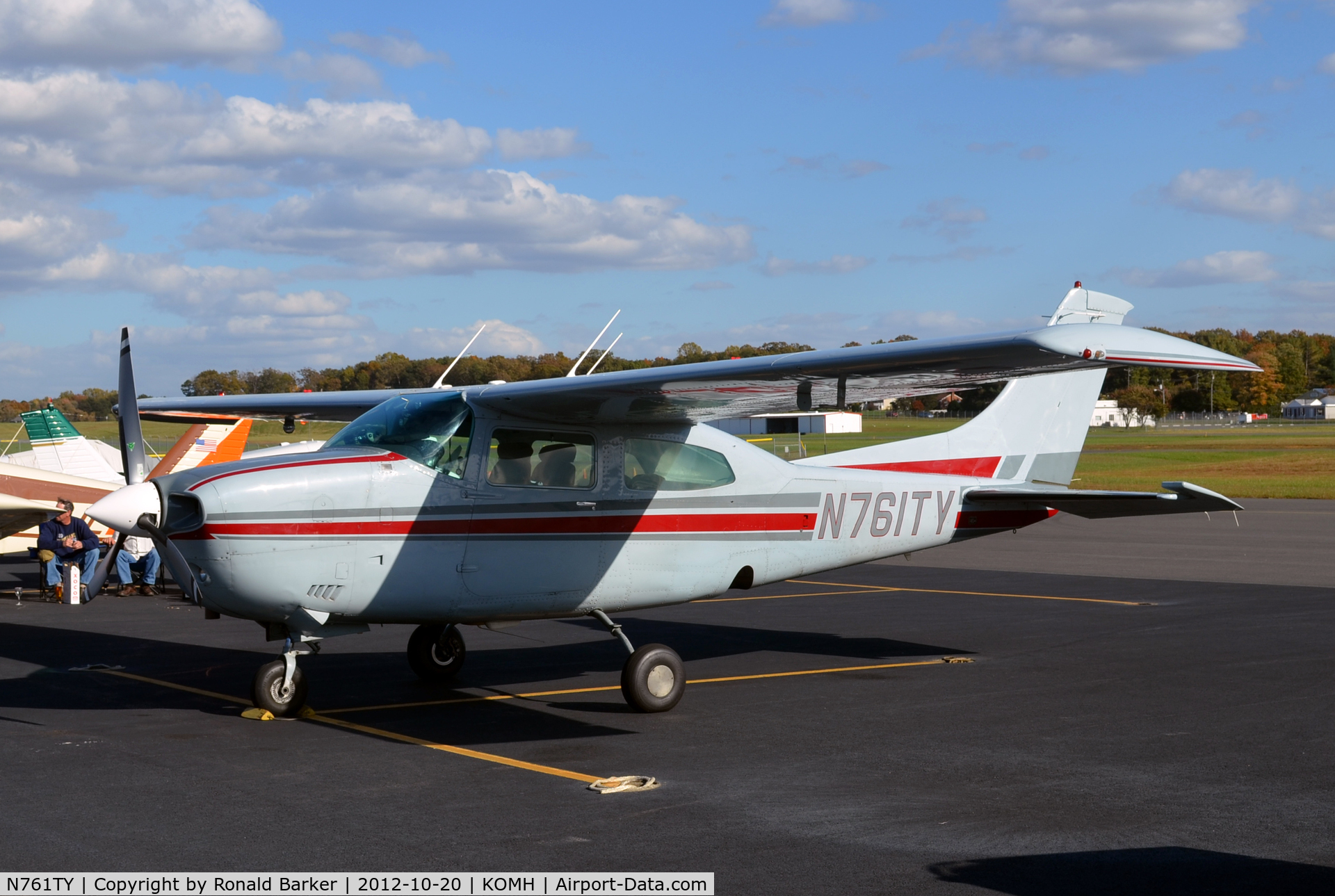 N761TY, 1978 Cessna T210M Turbo Centurion C/N 21062516, Orange