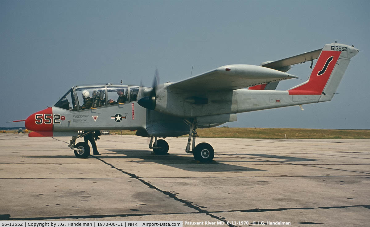 66-13552, 1966 North American Rockwell OV-10A Bronco C/N 305-1, OV-10A at Patuxent River MD