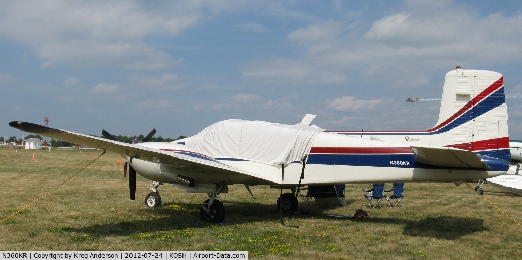 N360KR, 1961 Beech D50E Twin Bonanza C/N DH-320, EAA AirVenture 2012