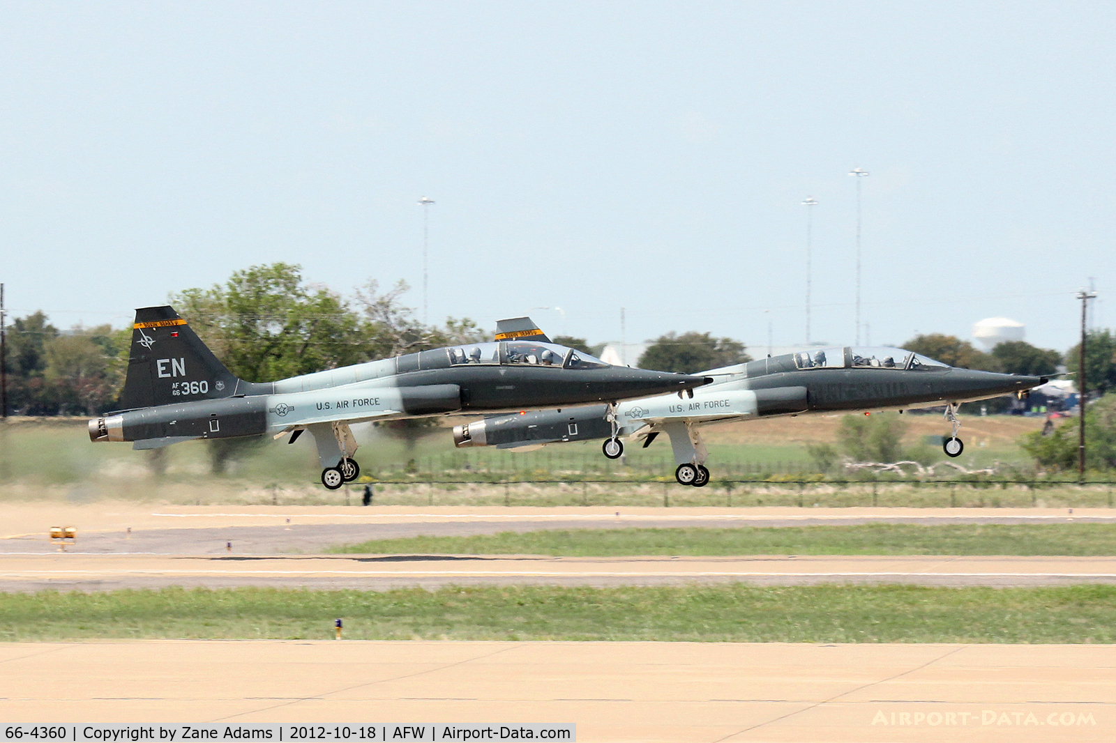 66-4360, 1966 Northrop T-38A Talon C/N N.5991, Formation takeoff At Alliance Airport - Fort Worth, TX