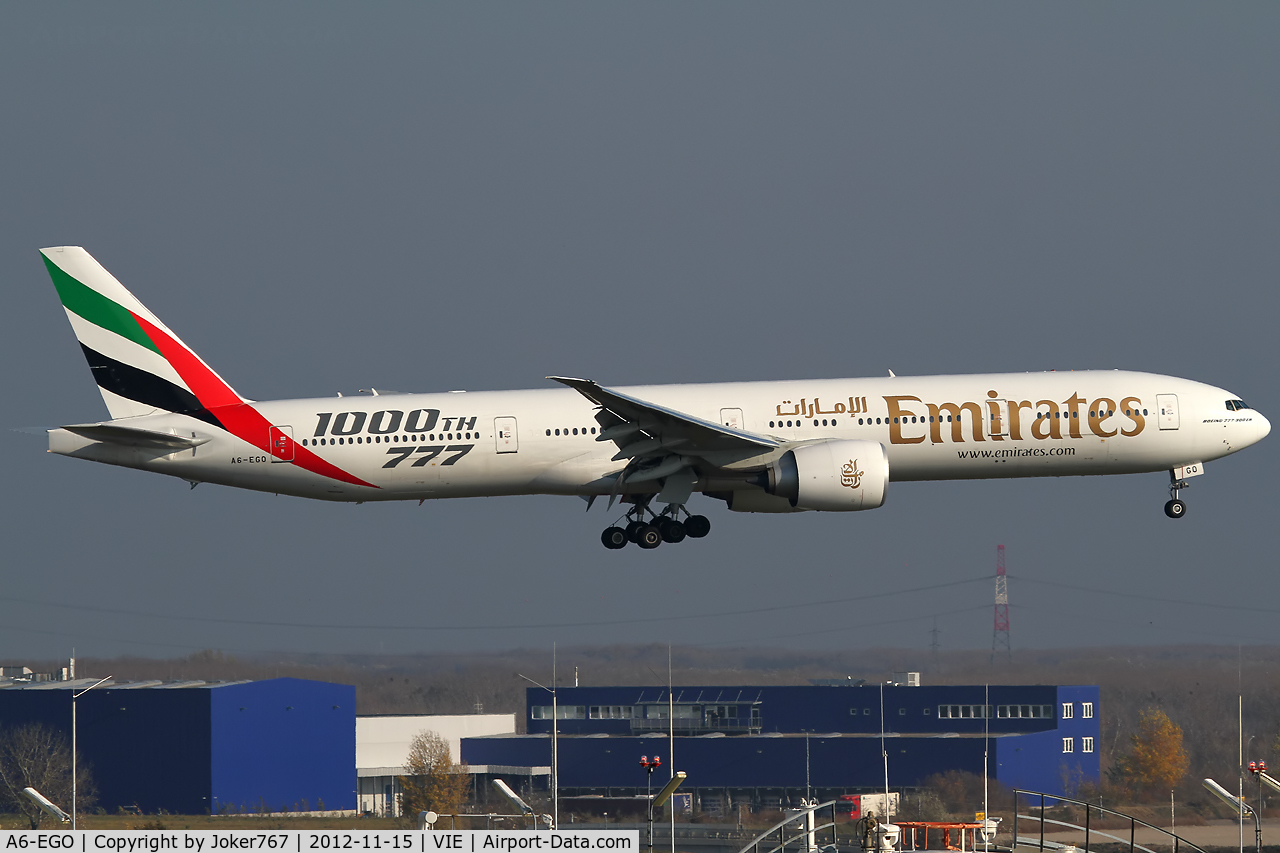 A6-EGO, 2012 Boeing 777-31H/ER C/N 35598, Emirates