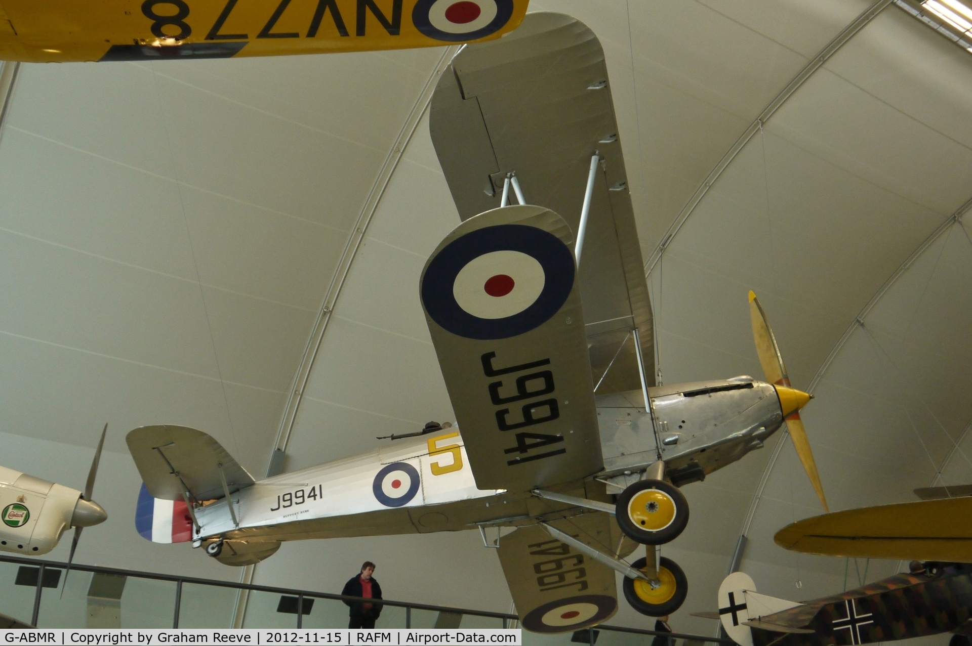 G-ABMR, 1931 Hawker Hart C/N HH1, On display at the Royal Air Force Museum, Hendon.