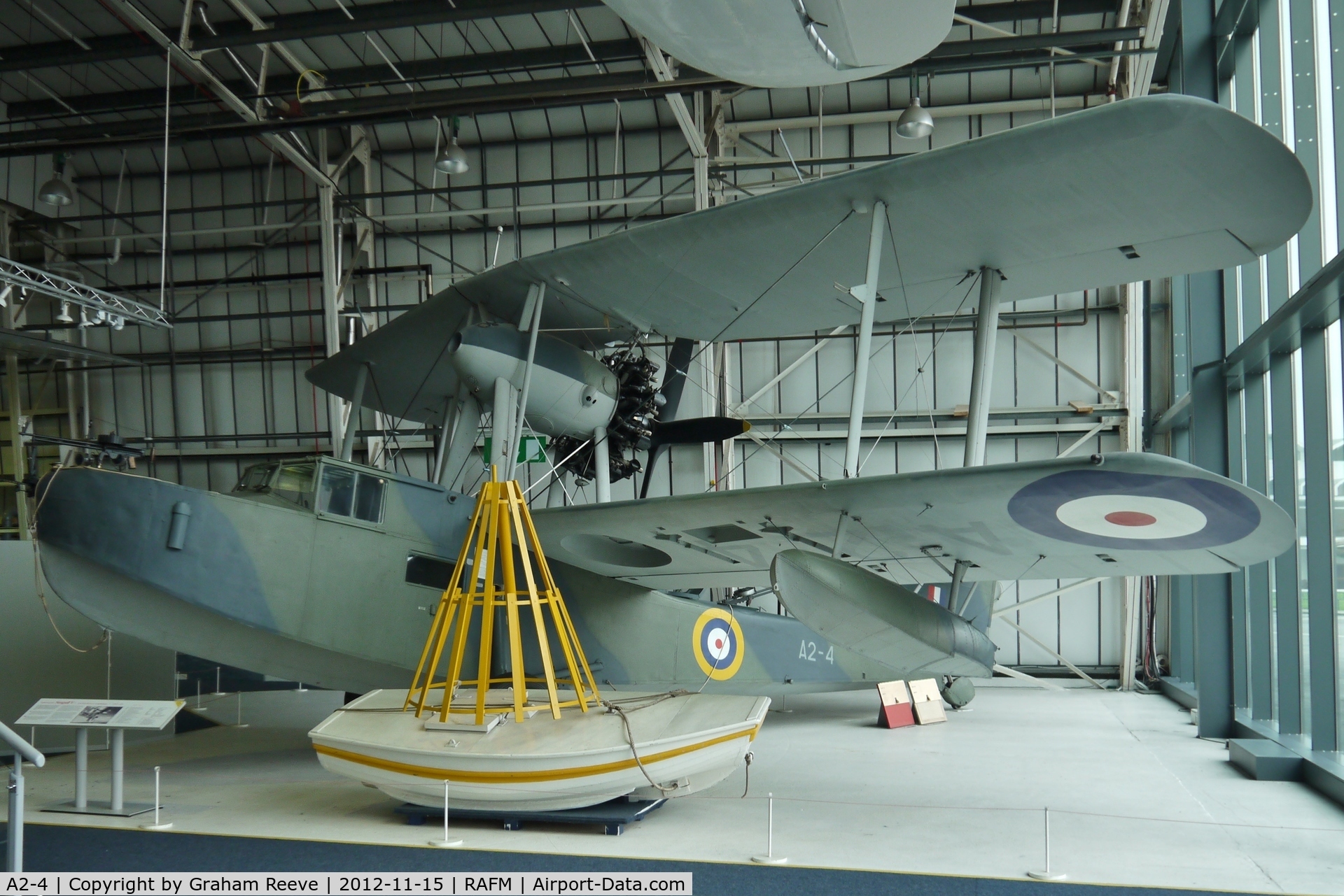 A2-4, Supermarine Seagull V C/N Not found A2-4/VH-ALB, On display at the Royal Air Force Museum, Hendon.