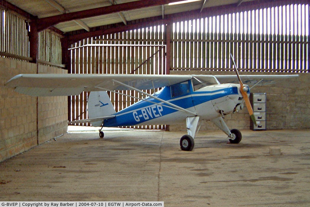 G-BVEP, 1940 Luscombe 8A Silvaire C/N 1468, Luscombe 8A Silvaire [1468] Oaksey Park~G 10/07/04.
