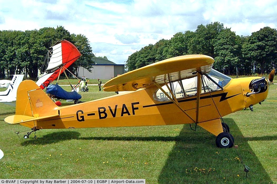 G-BVAF, 1940 Piper J3C-65 Cub Cub C/N 4645, Piper J3C-85 Cub [4645] Kemble~G 10/07/2004
