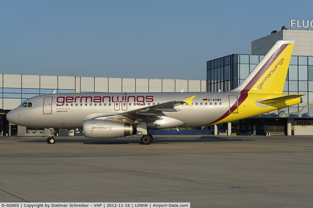 D-AGWS, 2012 Airbus A319-132 C/N 4998, Germanwings Airbus 319