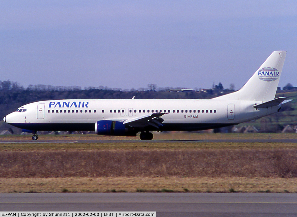EI-PAM, 1988 Boeing 737-4Q8 C/N 24069, Landing rwy 20