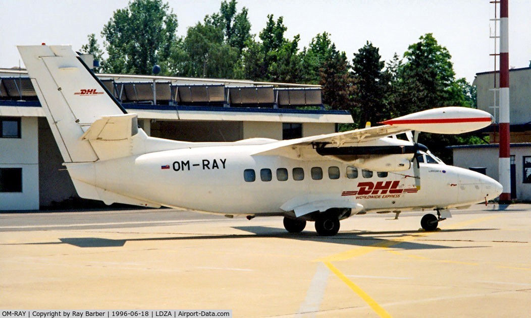 OM-RAY, 1986 Let L-410UVP-E5 Turbolet C/N 861813, Let L-410UVP-E5 Turbolet [861813] Zagreb~9A 18/06/1996
