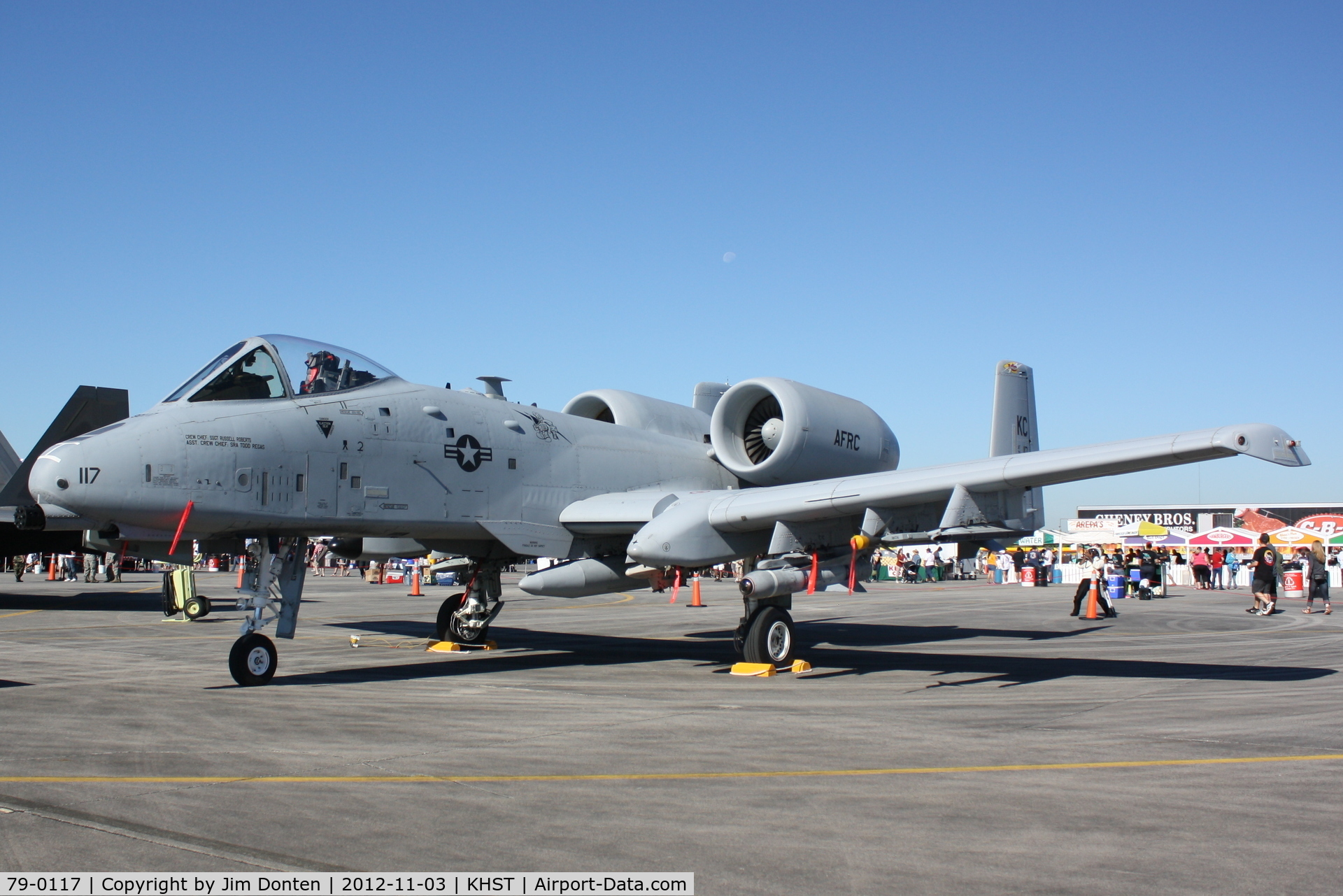 79-0117, 1979 Fairchild Republic A-10C Thunderbolt II C/N A10-0381, A-10 Thunderbolt II (79-117) from the 442nd Fighter Wing at Whiteman Air Force Base sits on static display at Wings over Homestead
