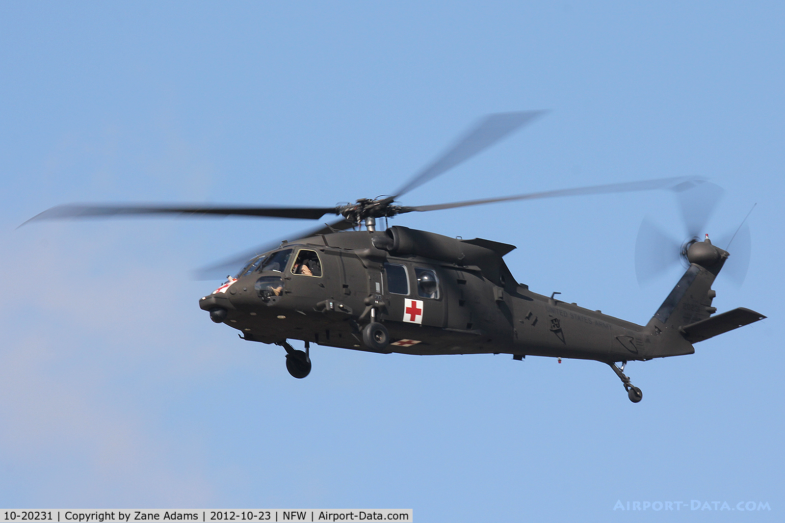 10-20231, 2010 Sikorsky HH-60M Black Hawk C/N Not found 10-20231, New Medivac Blackhawk Departing NAS Fort Worth