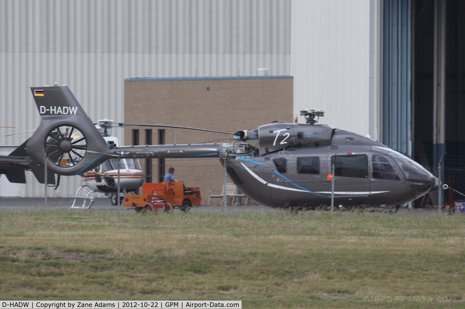 D-HADW, 2010 Eurocopter-Kawasaki EC-145T-2 (BK-117D-2) C/N 20002, At American Eurocopter - Grand Prairie, TX