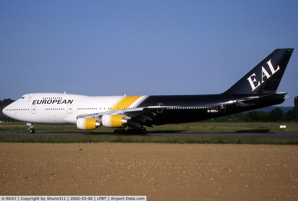 G-BDXJ, 1980 Boeing 747-236B C/N 21831, Ready for take off rwy 02