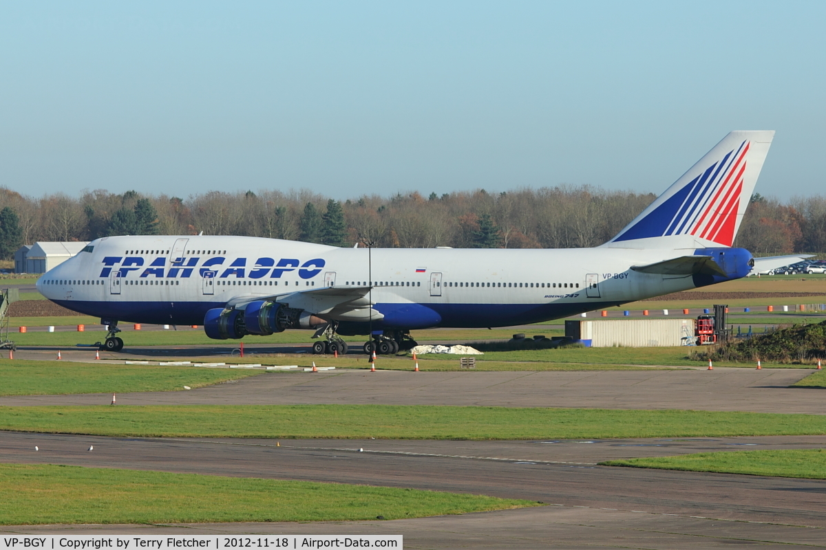 VP-BGY, 1987 Boeing 747-346 C/N 23640, Boeing 747-346, c/n: 23640 at Bruntingthorpe