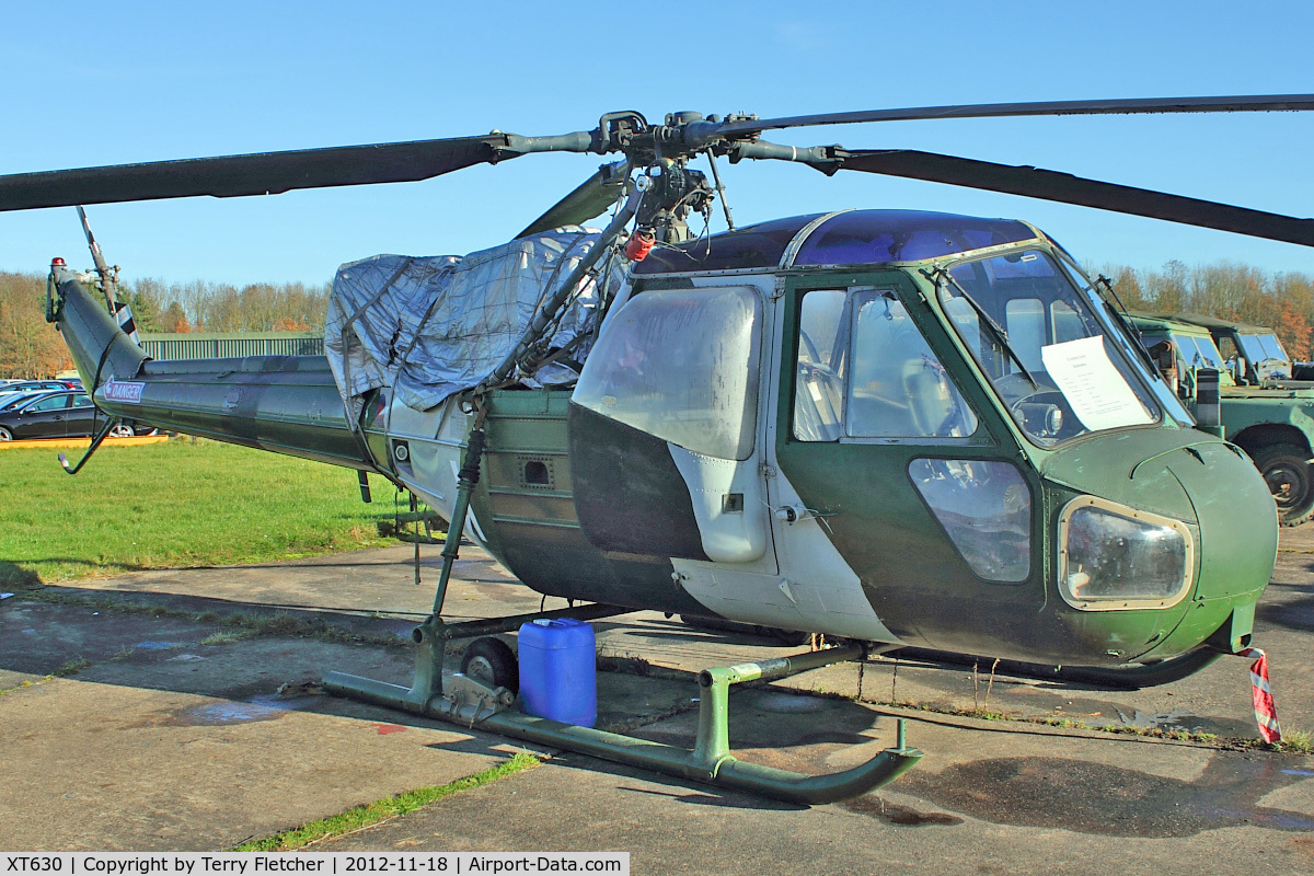 XT630, 1966 Westland Scout AH.1 C/N F9636, 1966 Westland Scout AH.1, c/n: F9639 at Bruntingthorpe