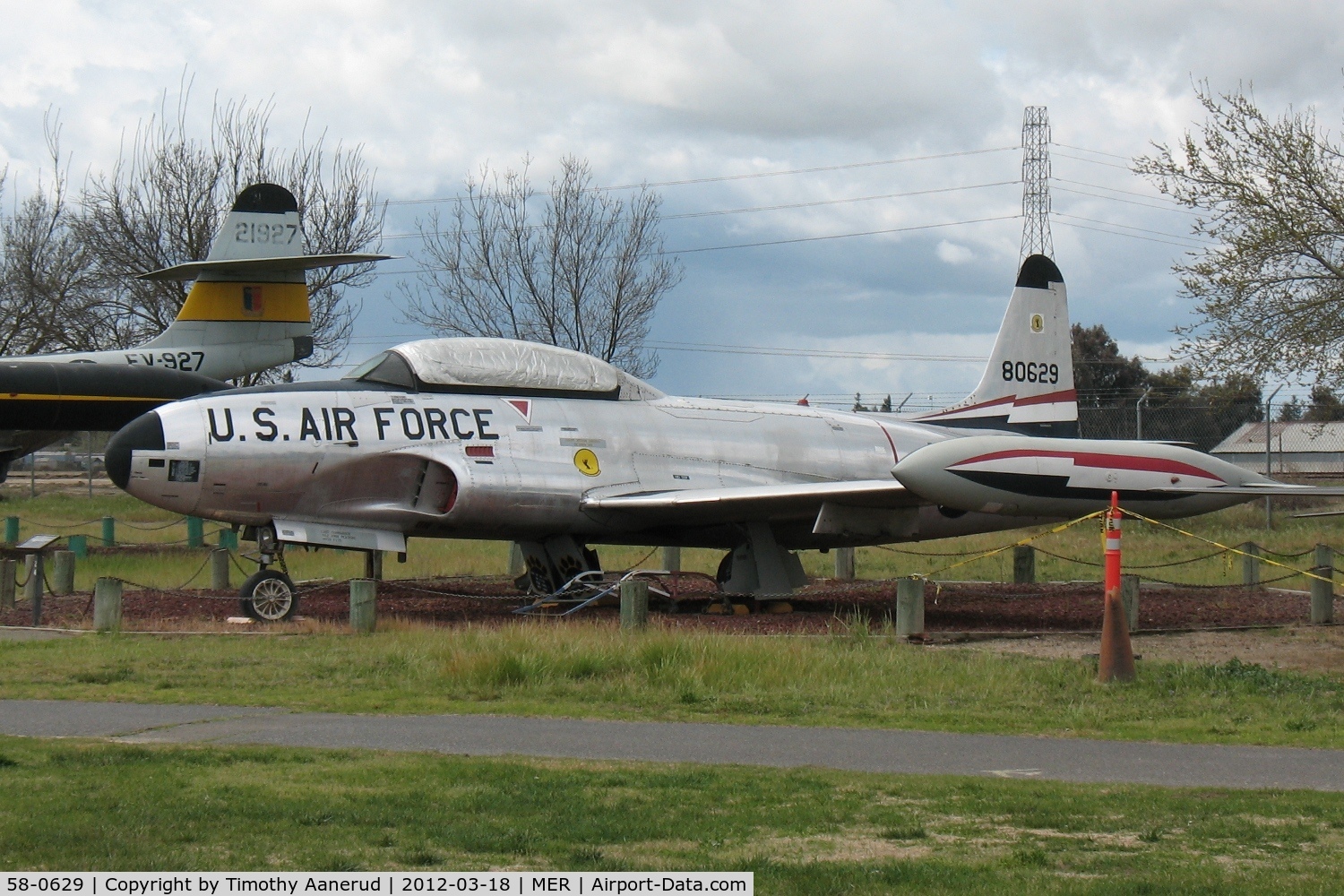 58-0629, 1958 Lockheed T-33A Shooting Star C/N 580-1598, Lockheed T-33A Shooting Star, c/n: 580-1598