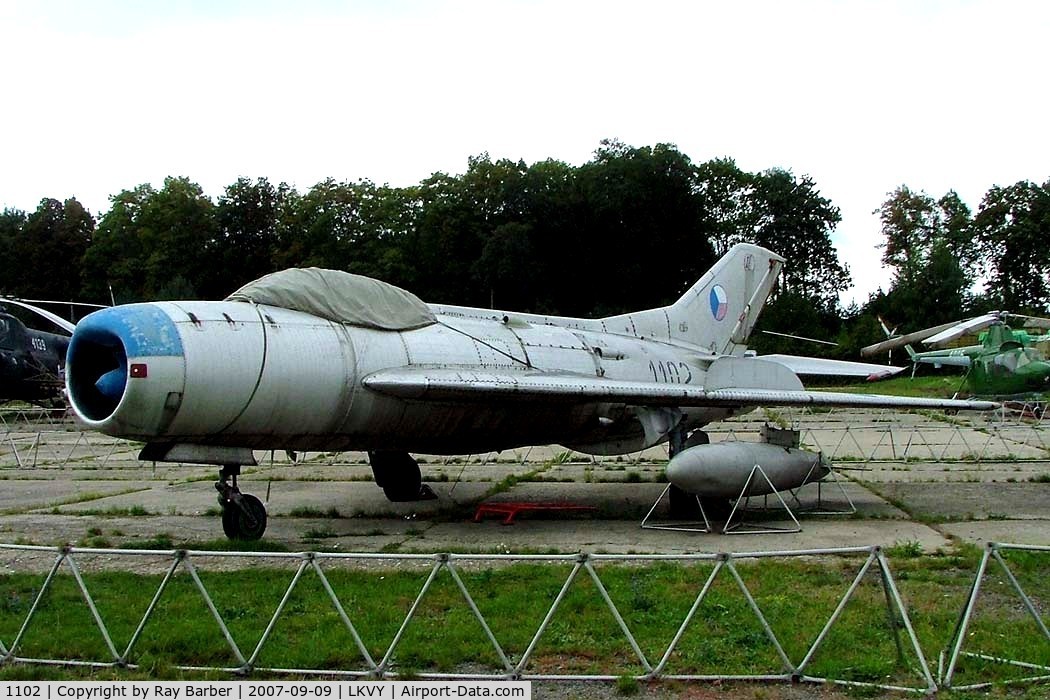 1102, Mikoyan-Gurevich MiG-19PM C/N 651102, Mikoyan MiG-19PM Farmer D [651102] Vyskov~OK 09/09/2007