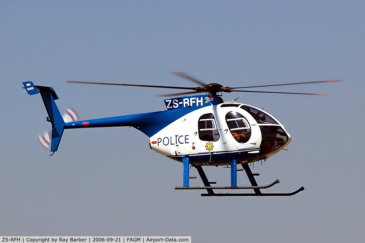 ZS-RFH, McDonnell Douglas 369E C/N 0520E, McD-D Helicopters 369E [0520E] Rand~ZS 21/09/2006.