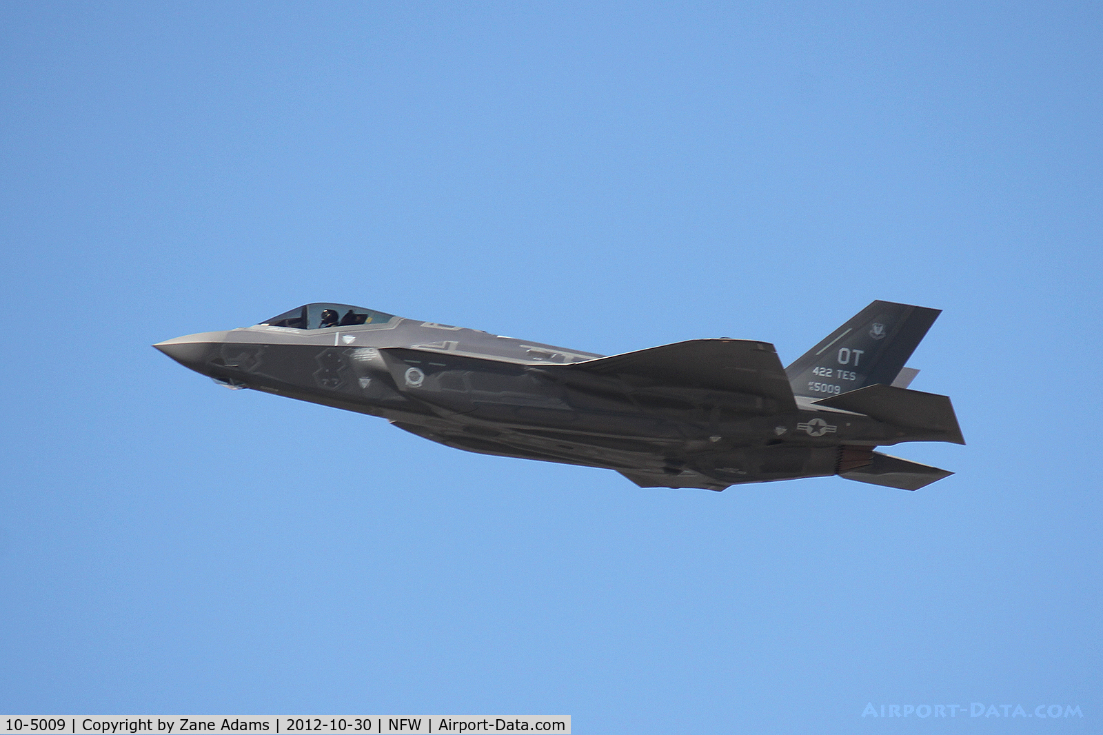 10-5009, 2012 Lockheed Martin F-35A Lightning II C/N AF-21, Lockheed F-35A departing NAS Fort Worth
