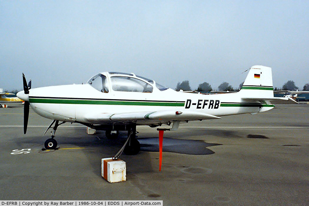 D-EFRB, 1960 Focke-Wulf FWP-149D C/N 133, Piaggio FWP-149D [133] Stuttgart~D 04/10/1986