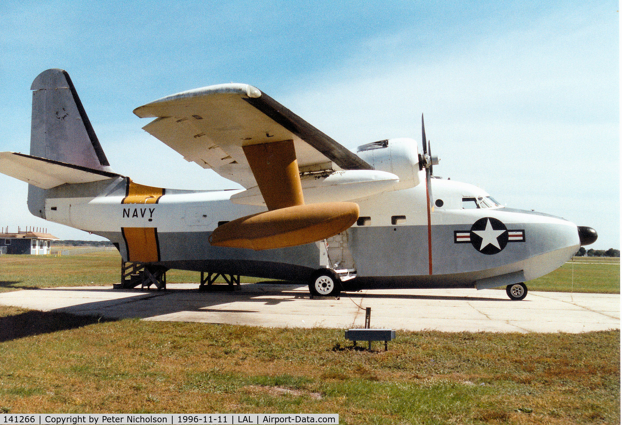 141266, Grumman HU-16D Albatross C/N G-413, HU-16D Albatross of the Florida Air Museum at Lakeland as seen in November 1996.