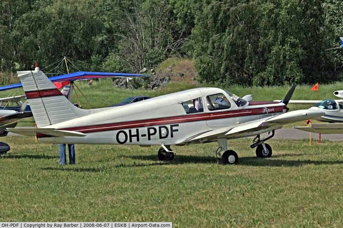 OH-PDF, Piper PA-28-140 Cherokee C/N 28-7325150, Piper PA-28-140 Cherokee F [28-7325150] Barkarby~SE 07/06/2008