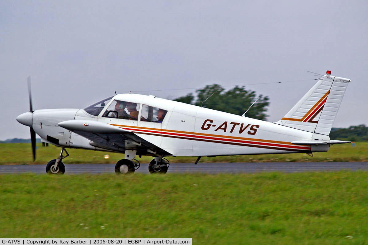G-ATVS, 1966 Piper PA-28-180 Cherokee C C/N 28-3041, Piper PA-28-180 Cherokee C [28-3041] Kemble~G 20/08/2006