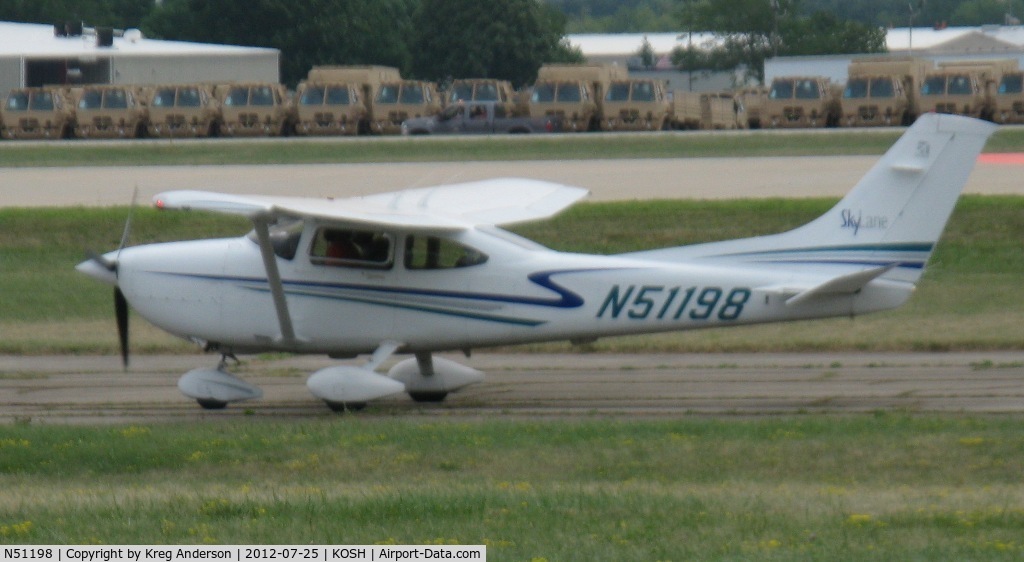 N51198, Cessna TU206F Turbo Stationair C/N U20601977, EAA AirVenture 2012