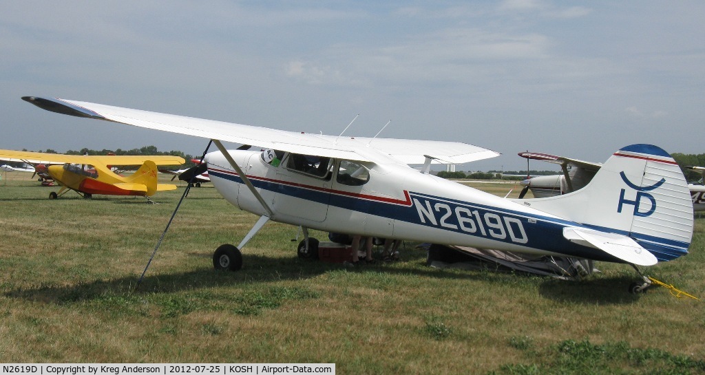 N2619D, 1952 Cessna 170B C/N 20771, EAA AirVenture 2012