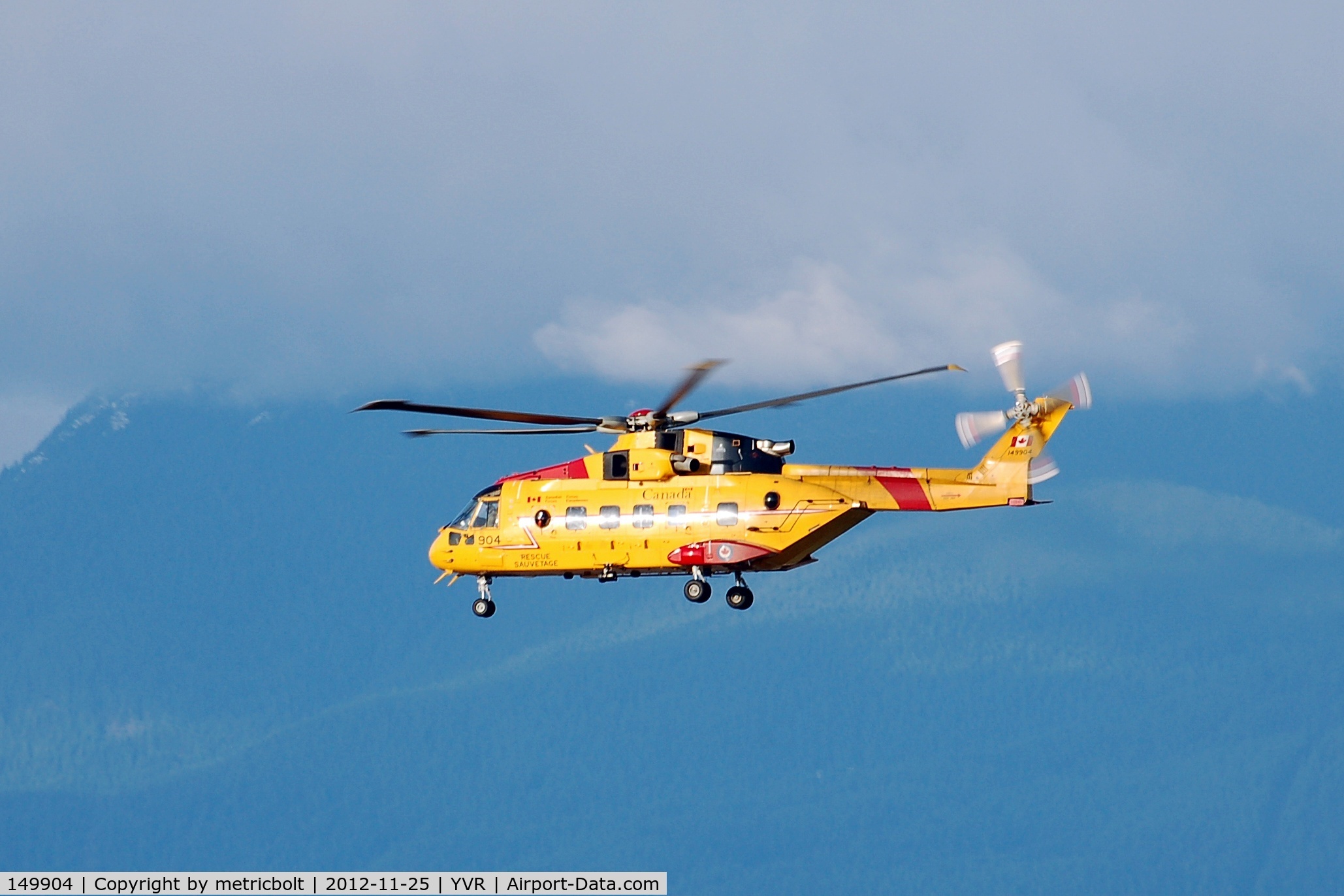 149904, 2001 AgustaWestland CH-149 Cormorant C/N 50076/511004/CSH04, At YVR