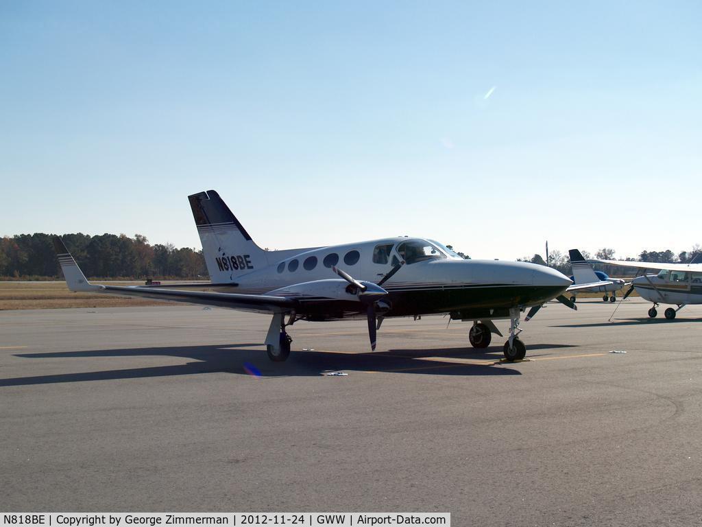 N818BE, Cessna 414A Chancellor C/N 414A-0455, Apron Parking