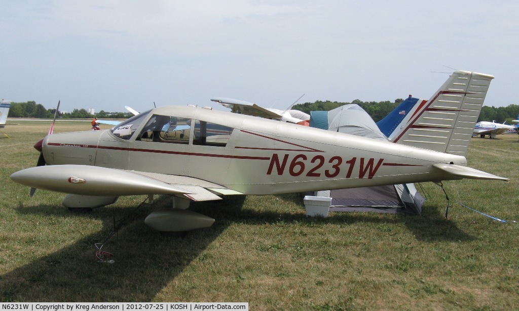 N6231W, 1964 Piper PA-28-140 Cherokee C/N 28-20271, EAA AirVenture 2012