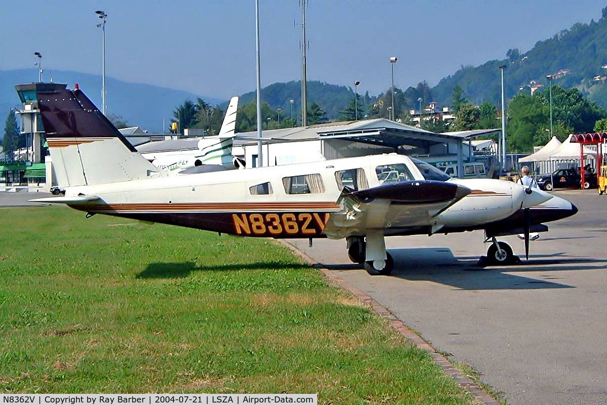 N8362V, 1981 Piper PA-34-220T Seneca III C/N 34-8133056, Piper PA-34-220T Seneca III [34-8133056] Lugano~HB 21/07/2004