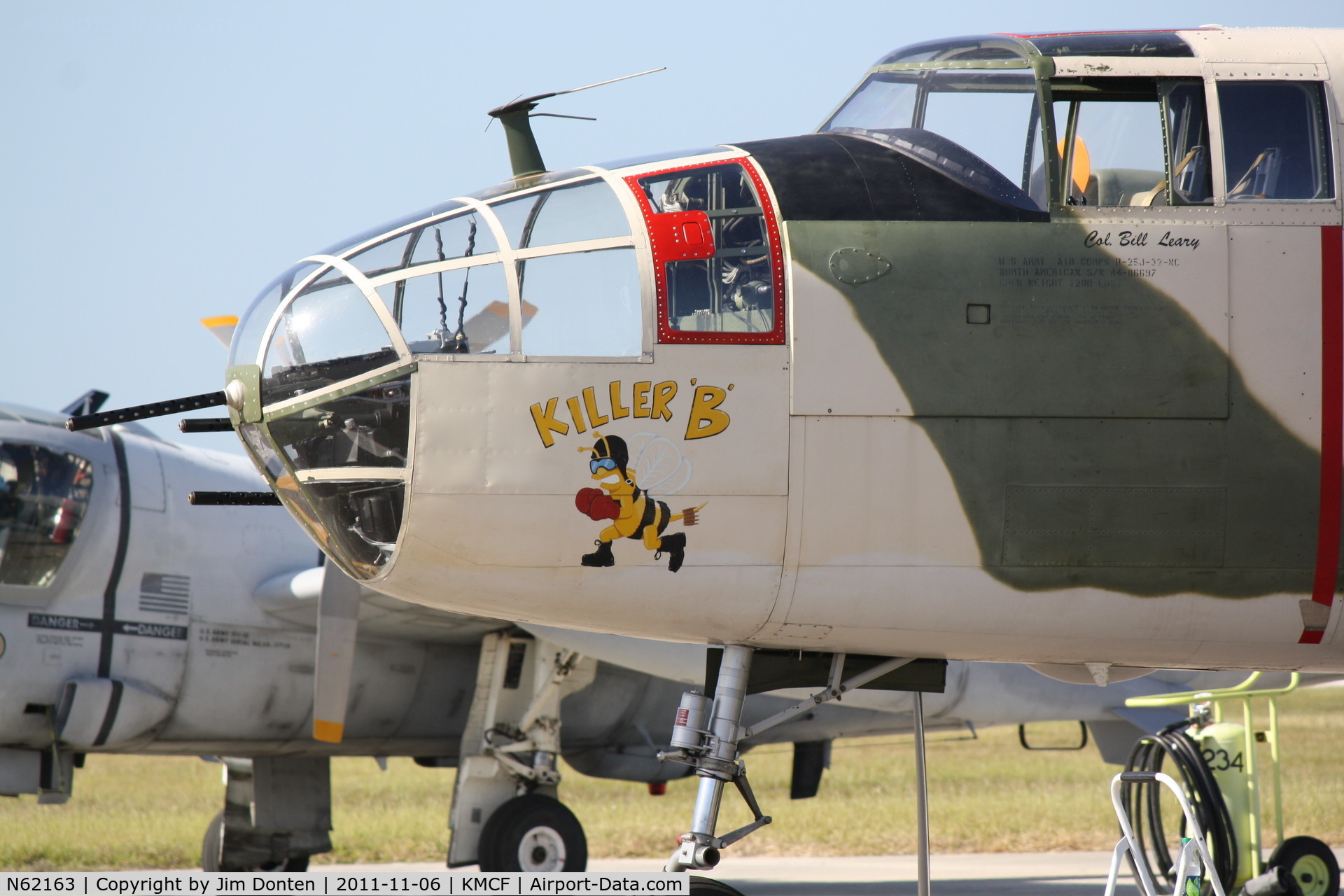 N62163, 1944 North American B-25J Mitchell Mitchell C/N 108-47451, B-25 Killer B on display at MacDill AirFest