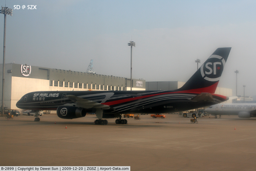 B-2899, 1989 Boeing 757-21B C/N 24401, SF Airliners @ Shenzhen