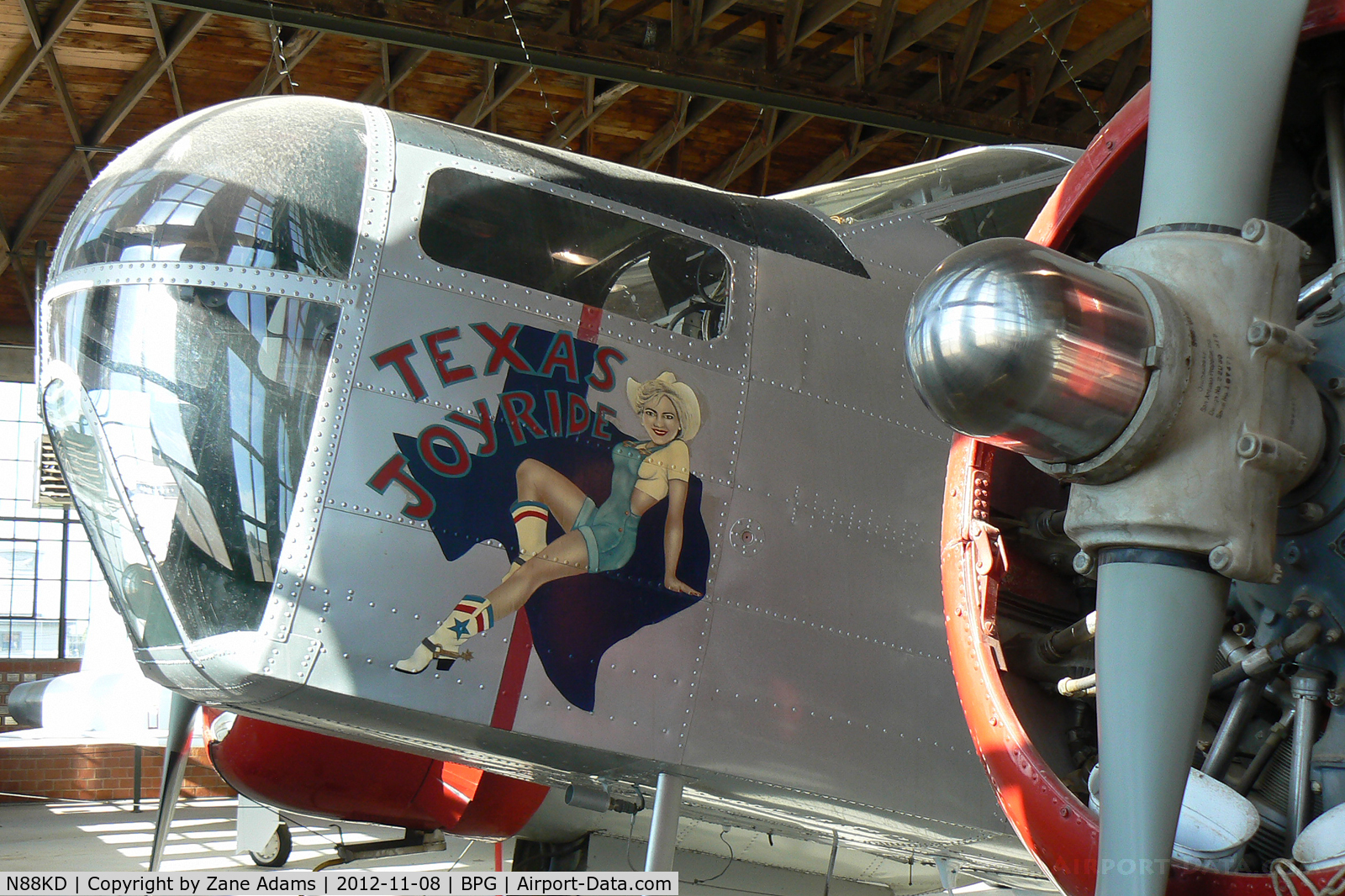 N88KD, 1944 Beech AT-11 Kansan C/N 929, On display at the Hangar 25 Museum - Big Spring, TX