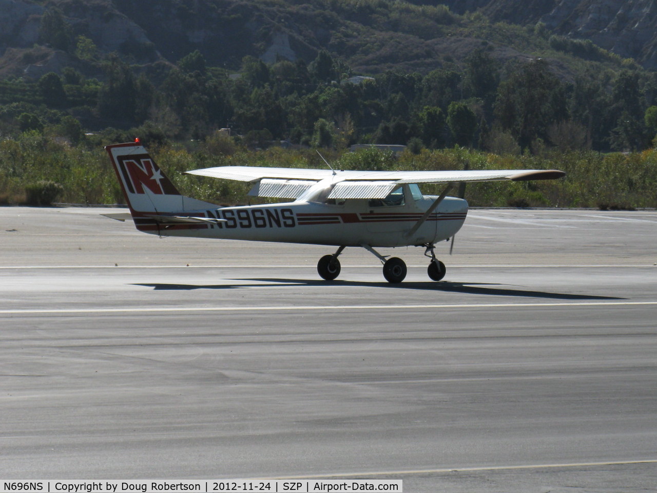 N696NS, 1968 Cessna 150H C/N 15068871, 1968 Cessna 150H 'North Star', Continental O-200 100 Hp, landing roll Rwy 22